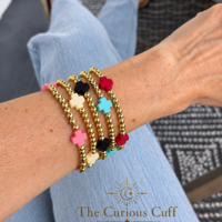 ✦ COLOR POP CROSS BRACELETS- lil’ bit bigger block cross size ✦
