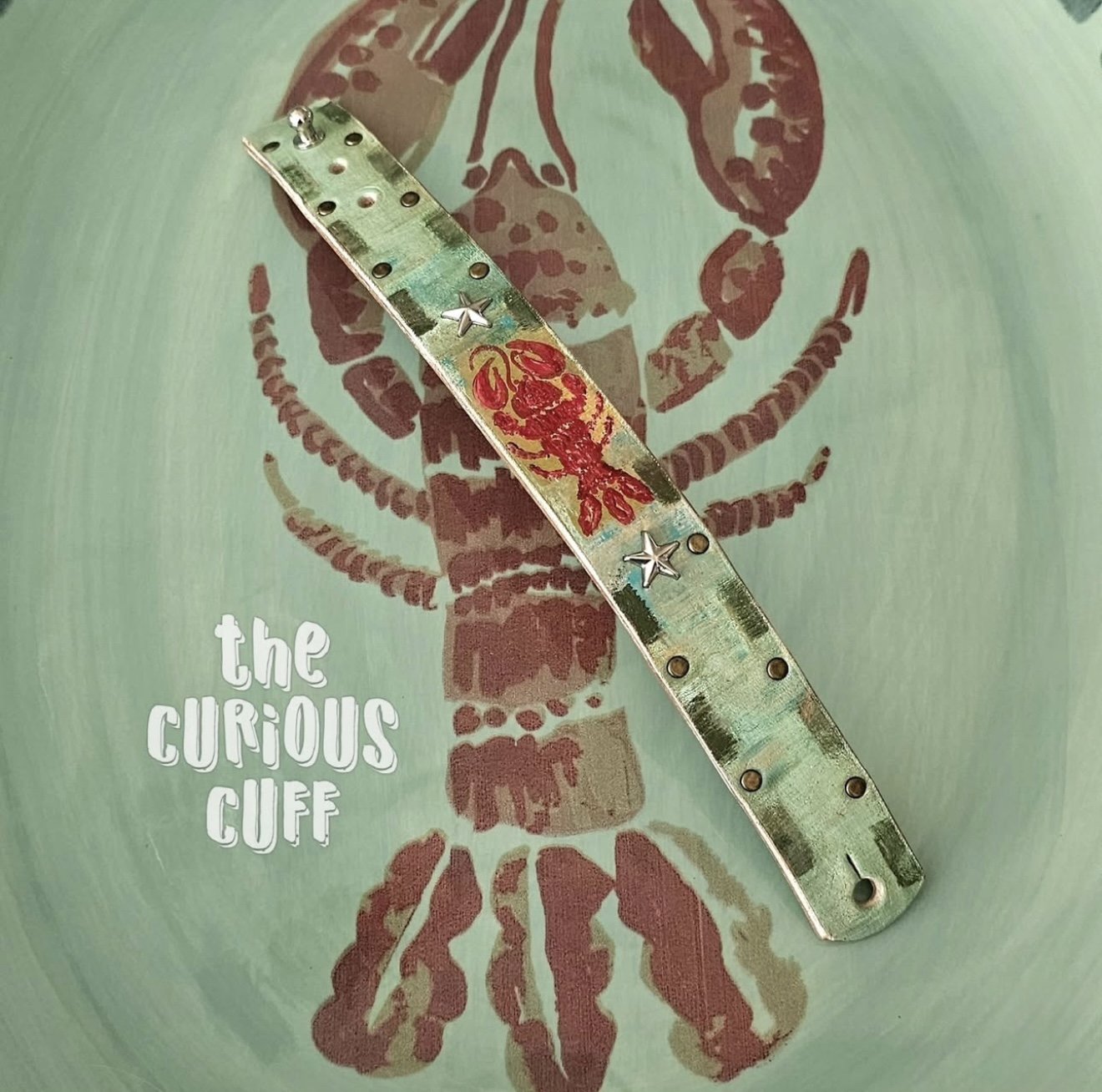 Coastal Claw Leather Cuff