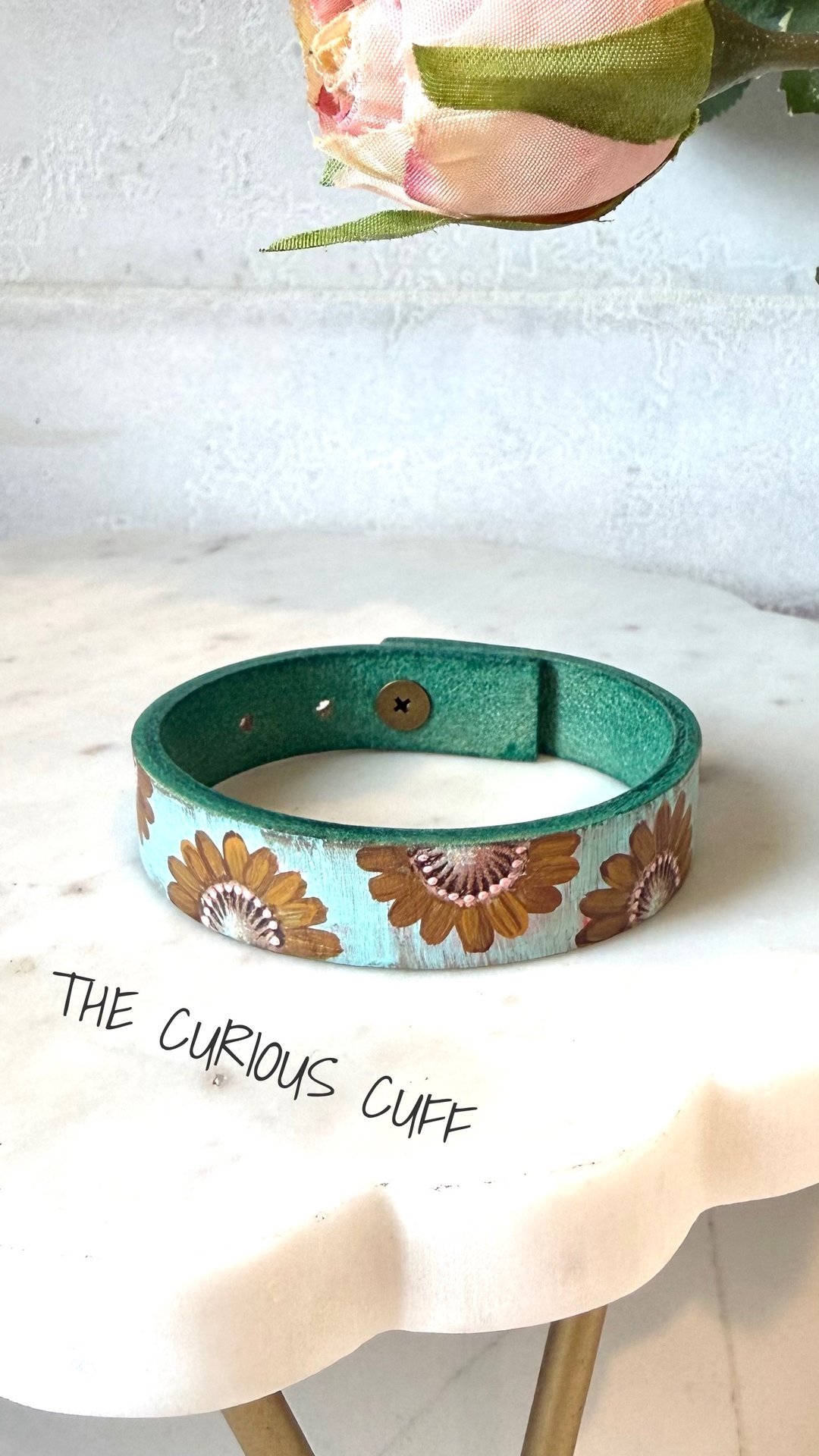 Dusty Turquoise Blooms