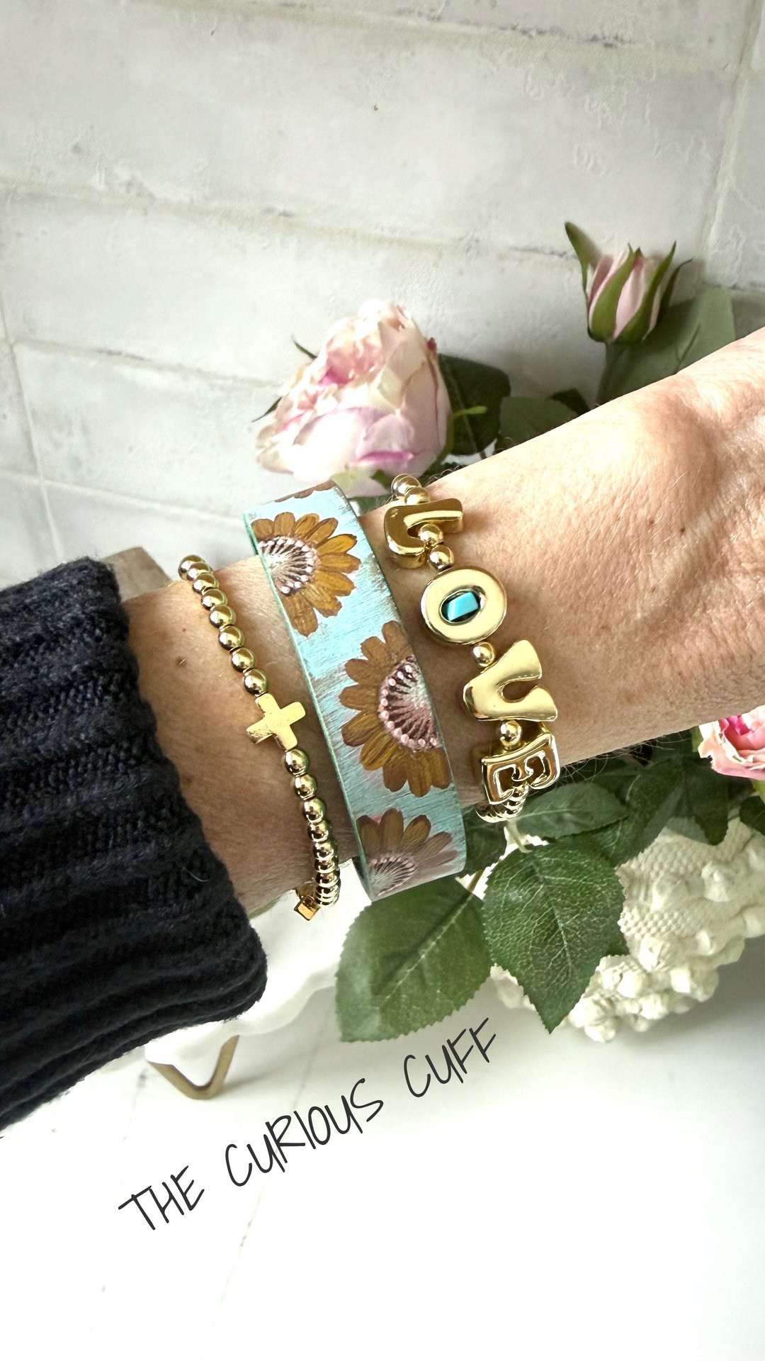 Dusty Turquoise Blooms