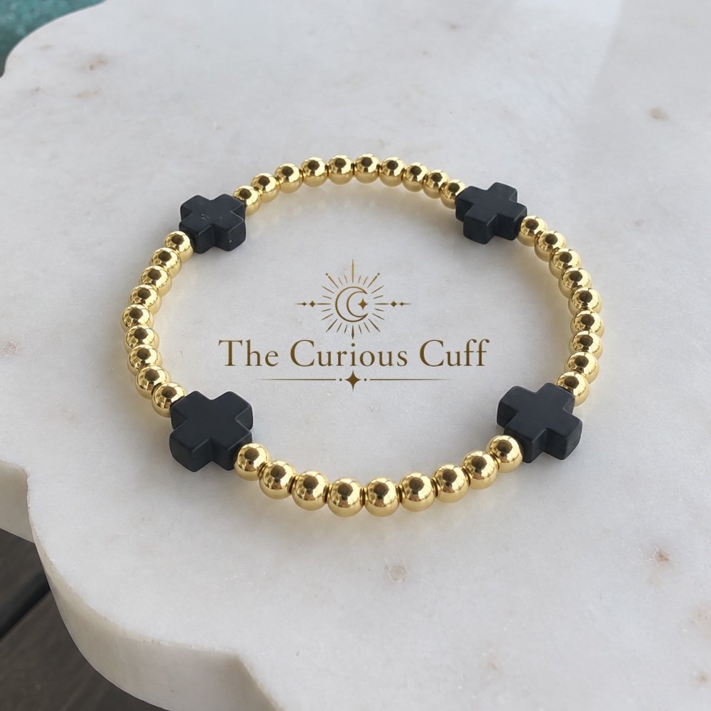 ✦ COLOR POP CROSS BRACELETS- lil’ bit bigger block cross size ✦