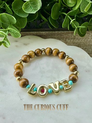 18K LOVE | Turquoise + Wood