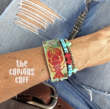 Coastal Claw Leather Cuff