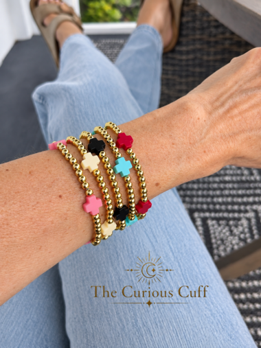 ✦ COLOR POP CROSS BRACELETS- lil’ bit bigger block cross size ✦